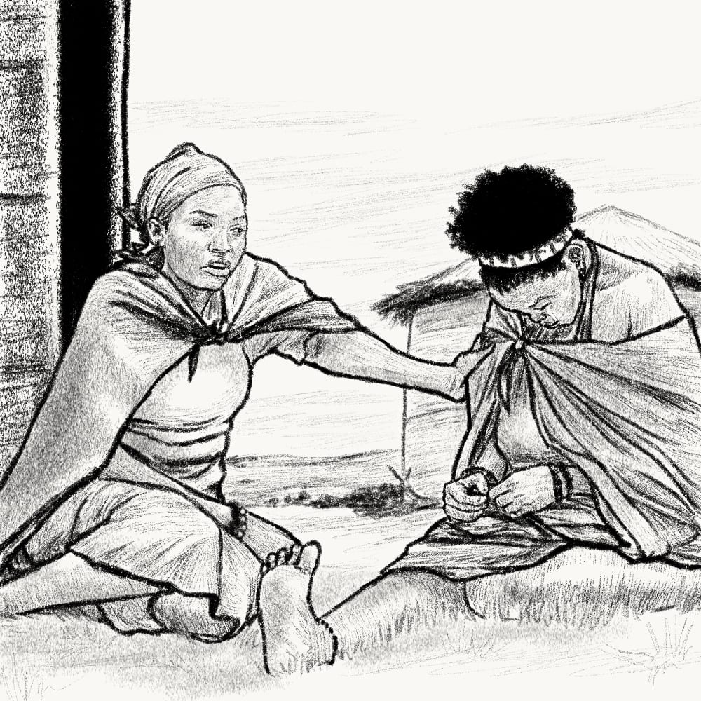 Illustration for: The person who was broken knows how to bind up the person who is broken.