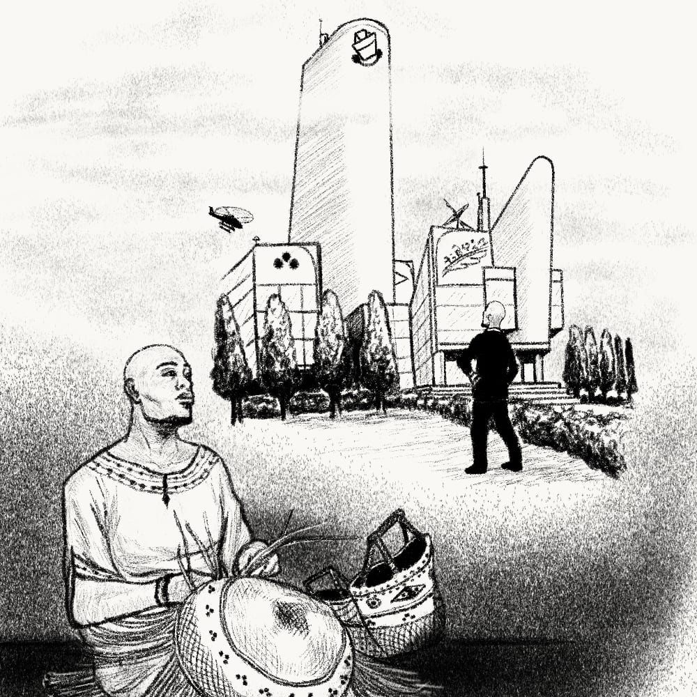Illustration for: The size of your dreams must always exceed your current capacity to achieve them. If your dreams do not scare you, they are not big enough.