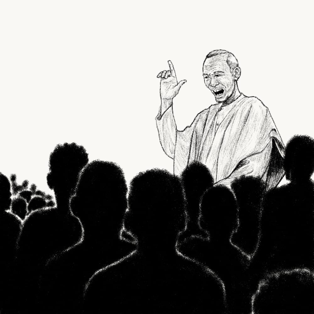 Illustration for: Leadership does not mean domination. The world is always well supplied with people who wish to rule and dominate others.