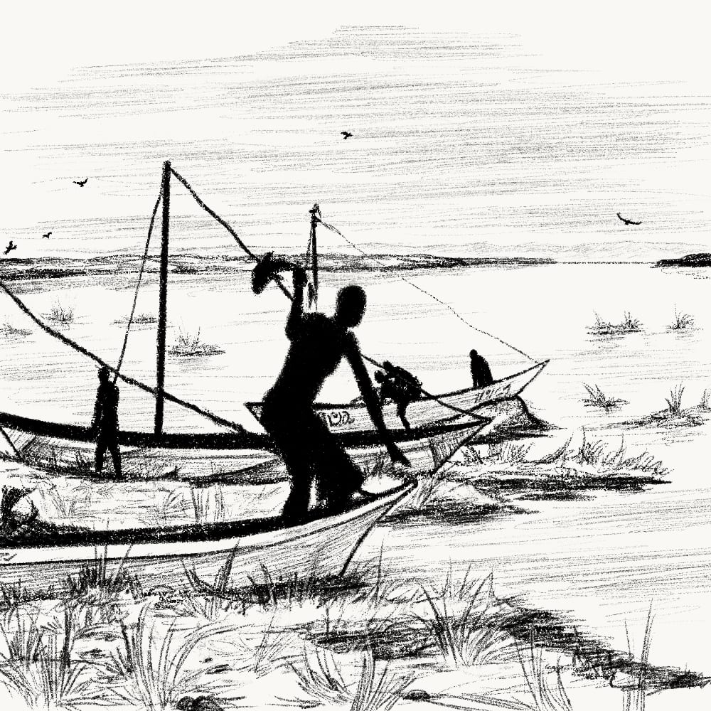 Illustration for: You don't punish a fish by throwing it into water.